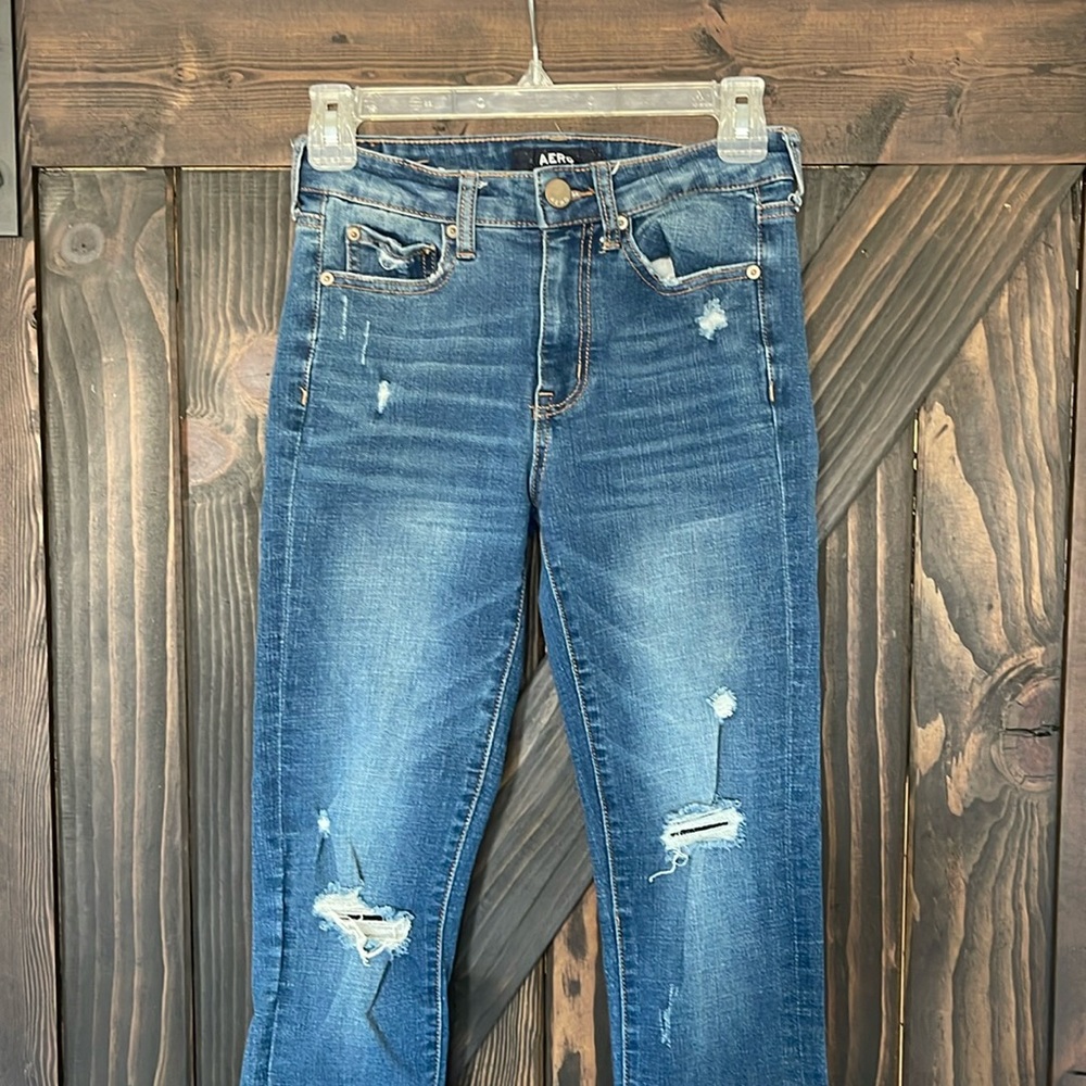 Aeropostal High Rise Skinny Jegging, womens size 2R